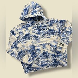Li-Ning Blue Hoodie Sweatshirt